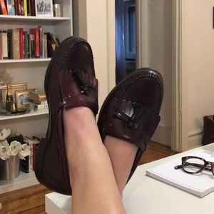 Brown Tassle Loafers
